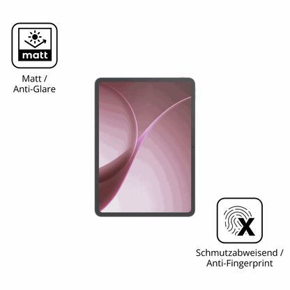 Dünne und entspiegelnde Folie passend zugeschnitten für Oppo Pad Air5