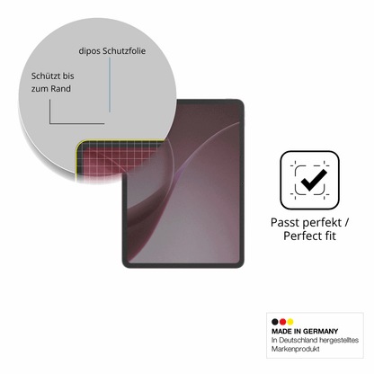 Schutz gegen Kratzer auf dem Oppo Pad Air5 Glas durch Schlüssel oder Ähnliches