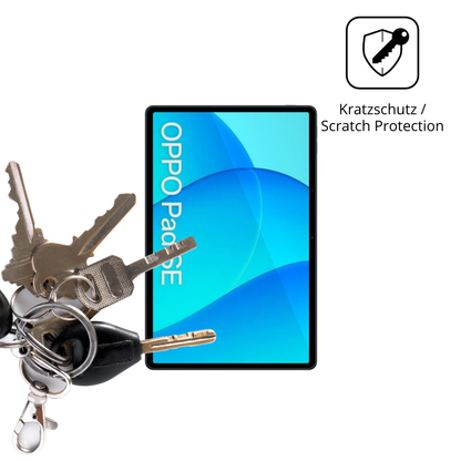 Schutz gegen Kratzer auf dem Oppo Pad Se 11 Zoll Glas durch Schlüssel oder Ähnliches