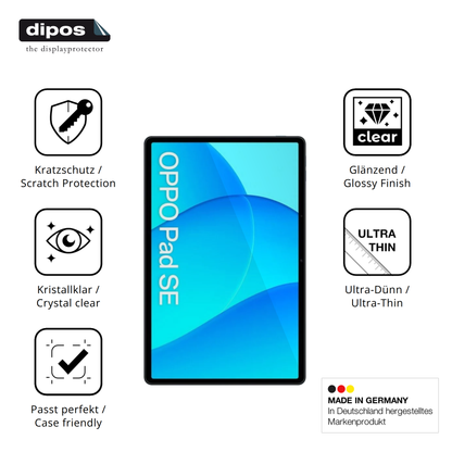 Displayschutz hergestellt in Deutschland, höchste Qualität made in Germany