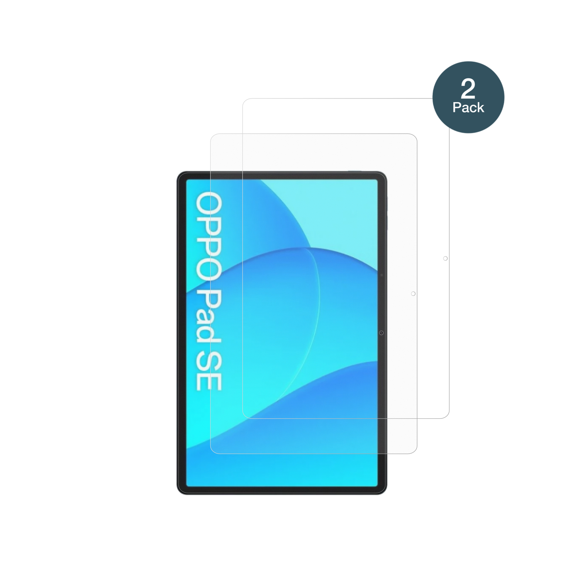 OppoPad Se 11 Zoll mit aufgebrachter dipos Panzerfolie, die lästige Fingerabdrücke minimiert
