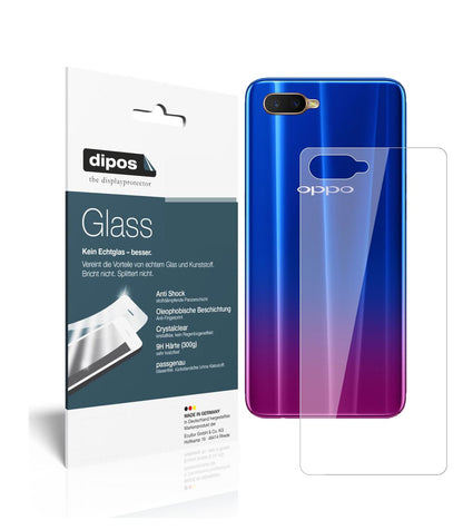 Perfekte Passform und ultimative Qualität: Unser 9H Panzerglas bietet Schutz für Oppo-R15x Rückseite