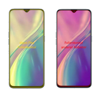 2x Screen Protector for Oppo Realme 6i Protective Film covers 100% dipos Flex