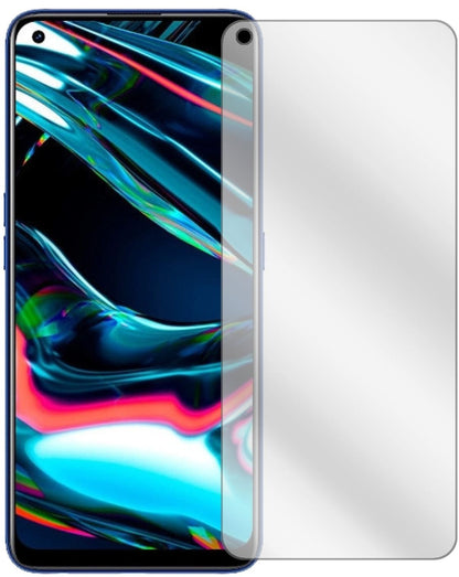 OppoRealme 7 Pro mit aufgebrachter dipos Displayschutzfolie, glasklare Darstellung ohne Einschränkungen