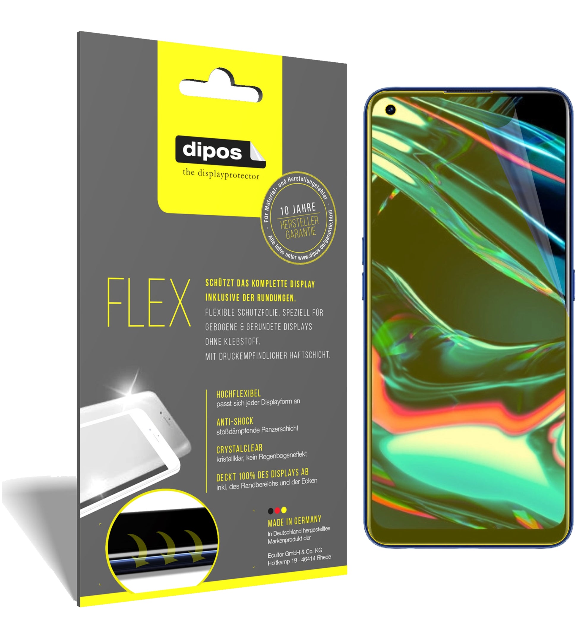 3D Full Cover Displayschutzfolie: Case-freundlicher Schutz mit perfekter Passform für dein Display. 