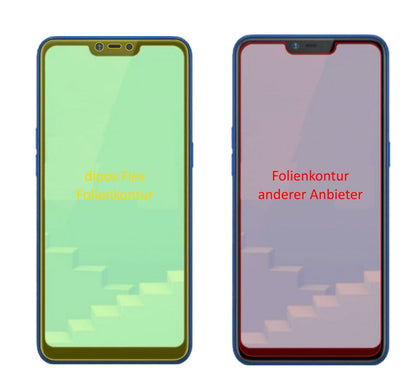 3x Screen Protector for Oppo Realme C1 (2019) Protective Film covers 100% Flex
