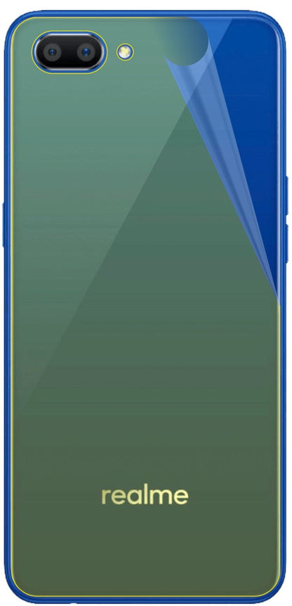 3x Screen Protector for Oppo Realme C1 (2019) back Protective Film covers 100%