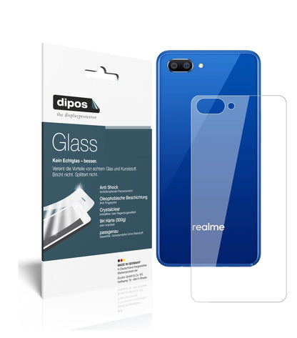 Perfekte Passform und ultimative Qualität: Unser 9H Panzerglas bietet Schutz für Oppo-Realme C1 Rückseite