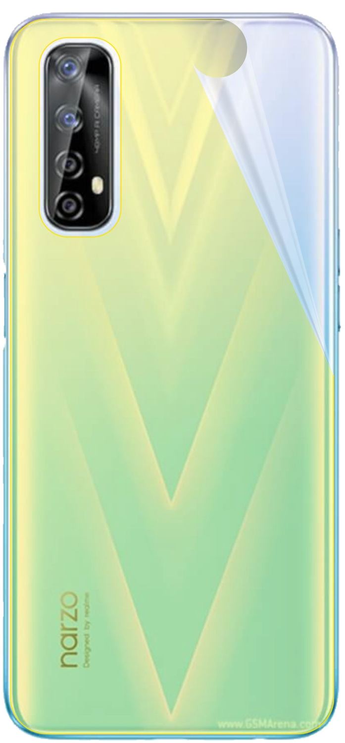 3x Screen Protector for Oppo Realme Narzo 20 Pro back Protector Film covers 100%
