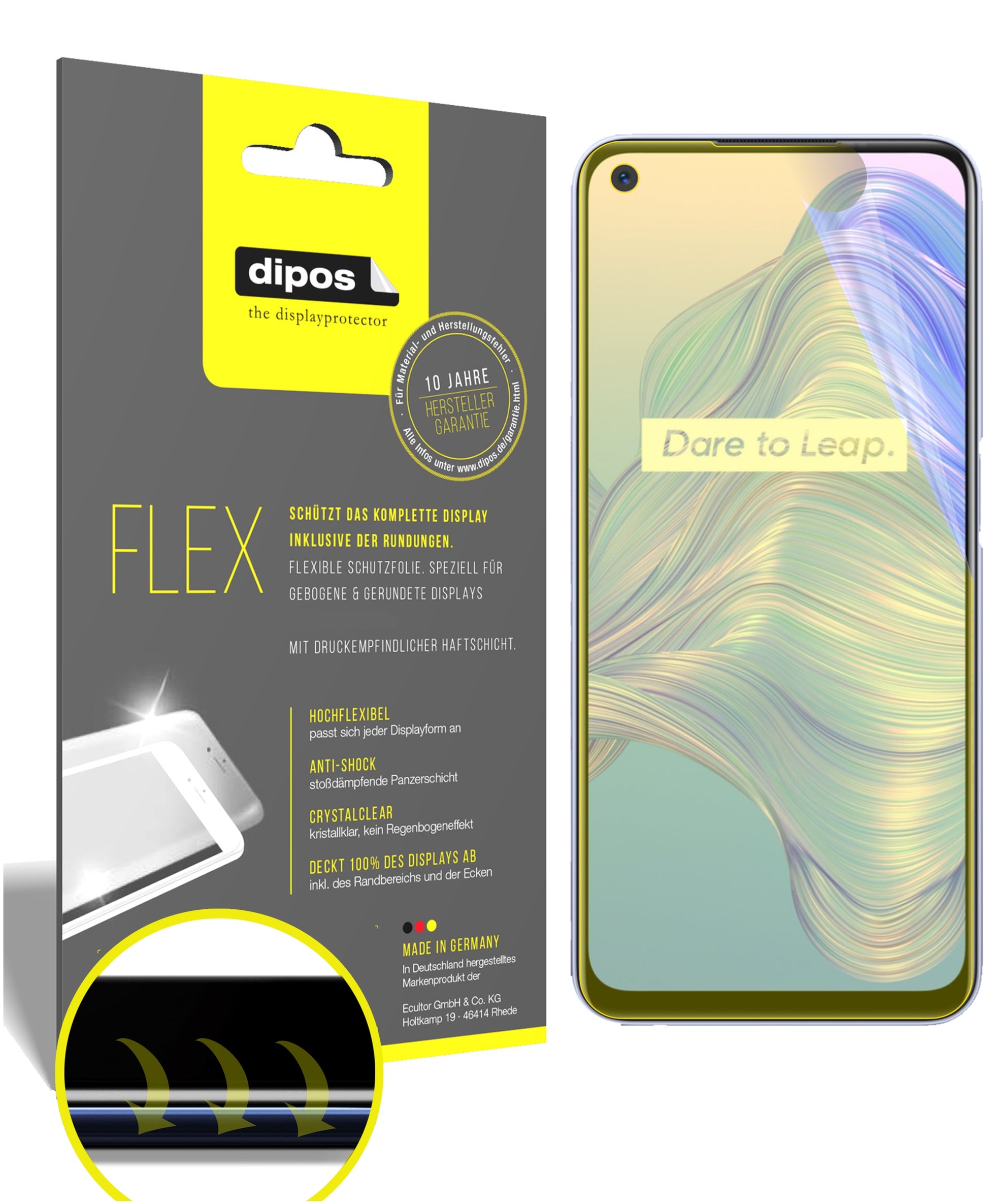 3D Full Cover Displayschutzfolie: Case-freundlicher Schutz mit perfekter Passform für dein Display. 