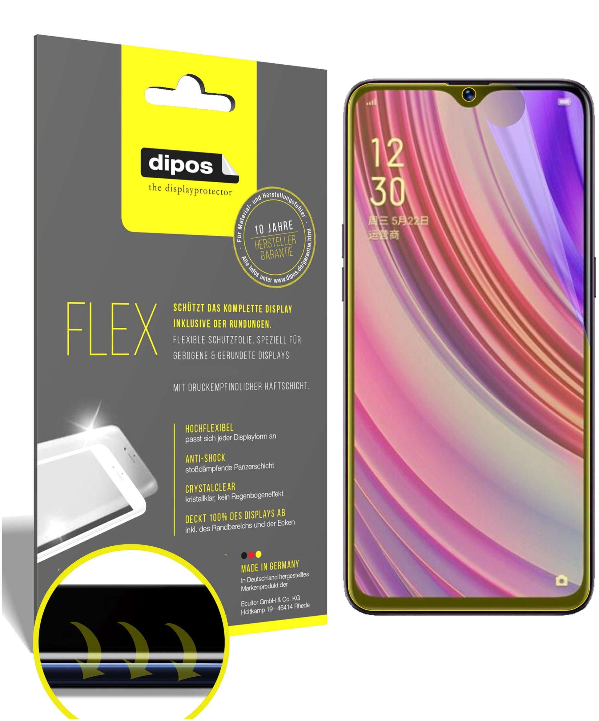 3D Full Cover Displayschutzfolie: Case-freundlicher Schutz mit perfekter Passform für dein Display. 