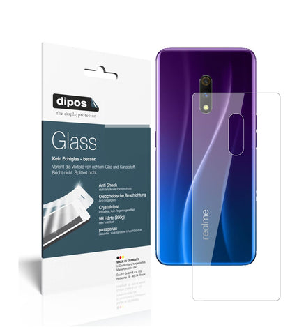 Perfekte Passform und ultimative Qualität: Unser 9H Panzerglas bietet Schutz für Oppo-Realme X Rückseite
