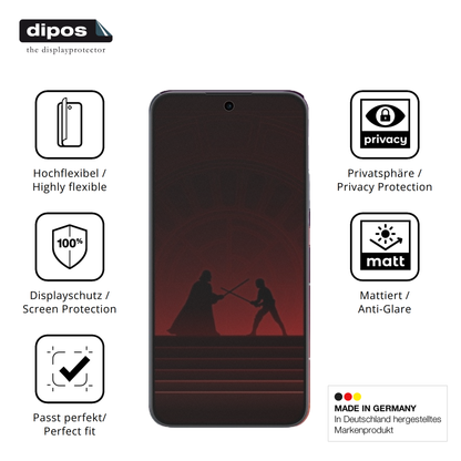 Flexible TPU-Folie passend zugeschnitten für opporeno14 f star wars, mit Privatsphäre-Schutz durch Sichtschutz-Folie