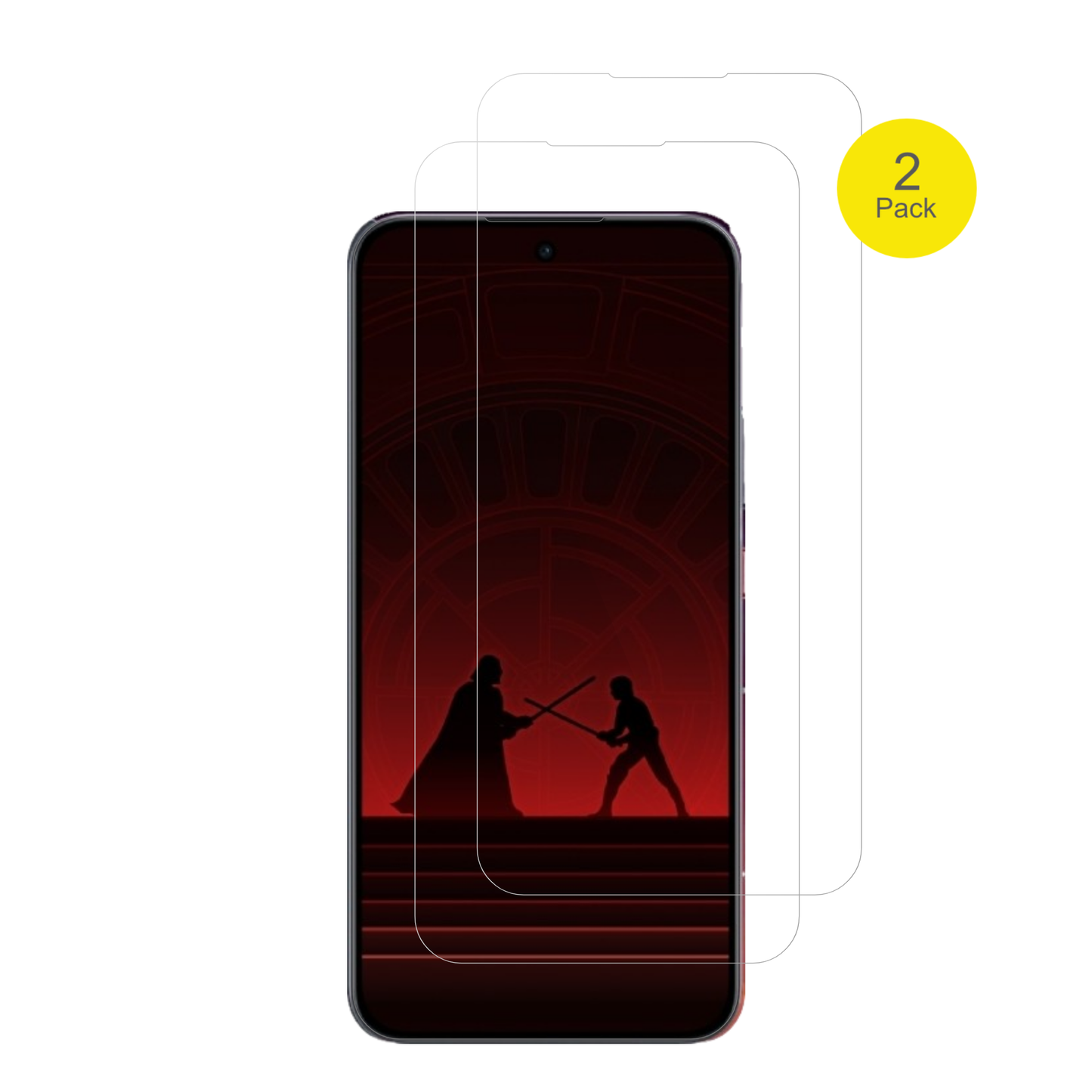 opporeno14 f star wars mit aufgebrachter dipos Displayschutzfolie, glasklare Darstellung ohne Einschränkungen