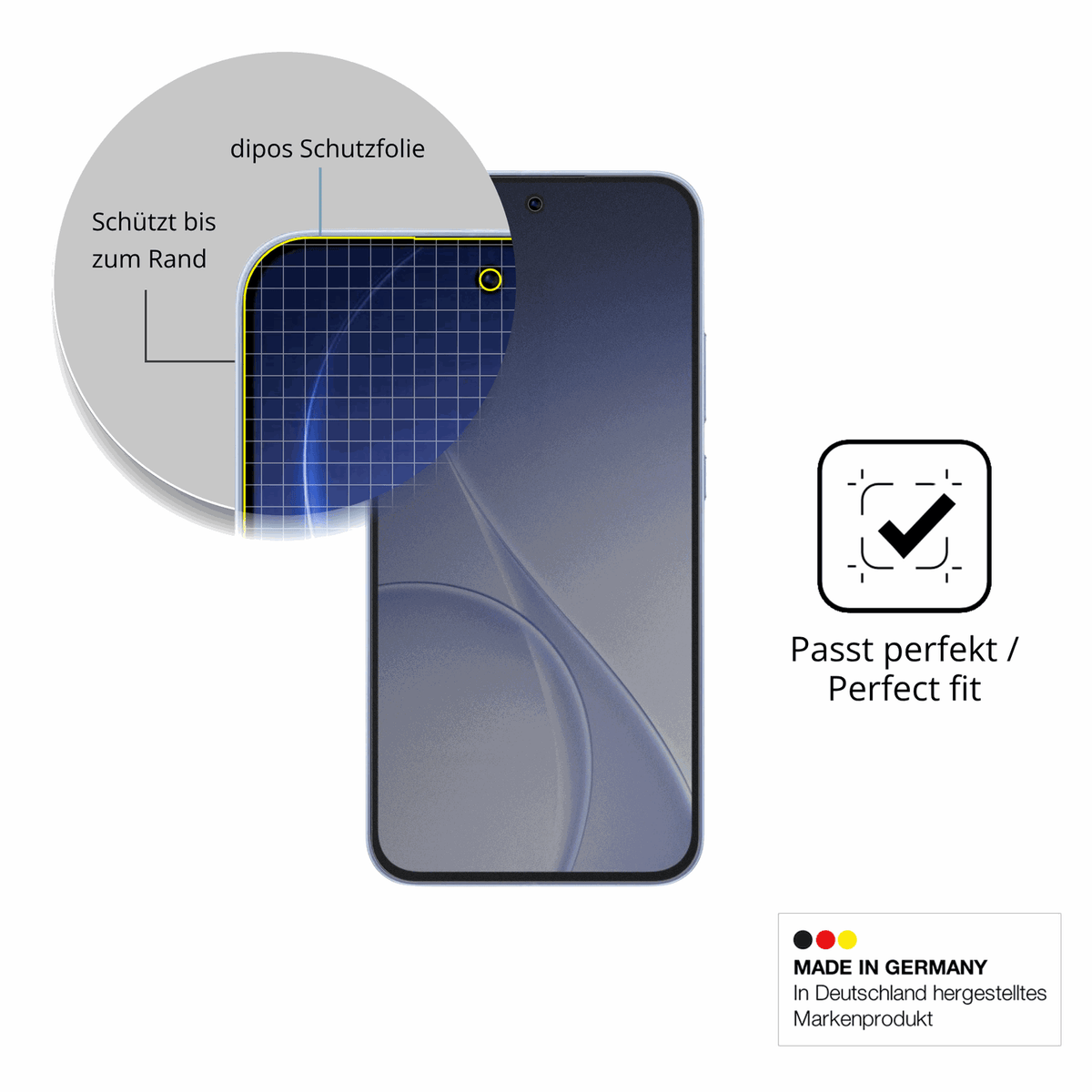 Screen Protector for Oppo Reno15 F Privacy Filter 4-Way Protection dipos