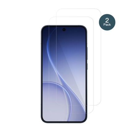 OppoReno 15 Pro Max mit aufgebrachter dipos Flex Schutzfolie, glasklare Darstellung ohne Einschränkungen
