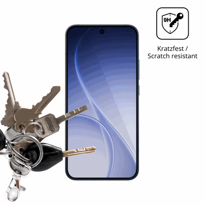 dipos Displayschutz für Oppo Reno 15 Pro Max, transparente Oberfläche, perfekte Passform auch für die Rundungen