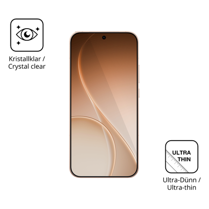 Dünne und klare Folie passend zugeschnitten für Oppo Reno15 Pro Mini