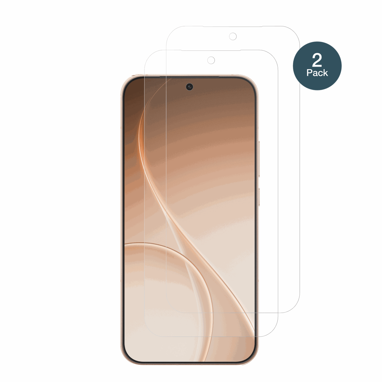 OppoReno15 Pro Mini mit aufgebrachter dipos Panzerfolie, die lästige Fingerabdrücke minimiert