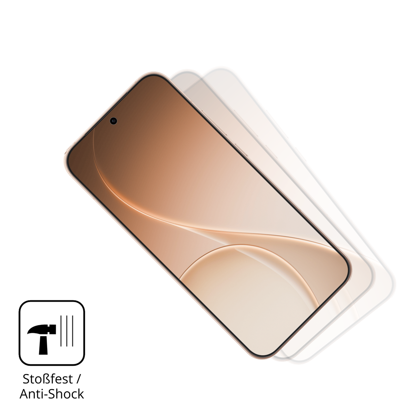Schutz gegen Kratzer auf dem Oppo Reno15 Pro Mini Glas durch Schlüssel, Stöße gegen die Tischkante oder Stürze