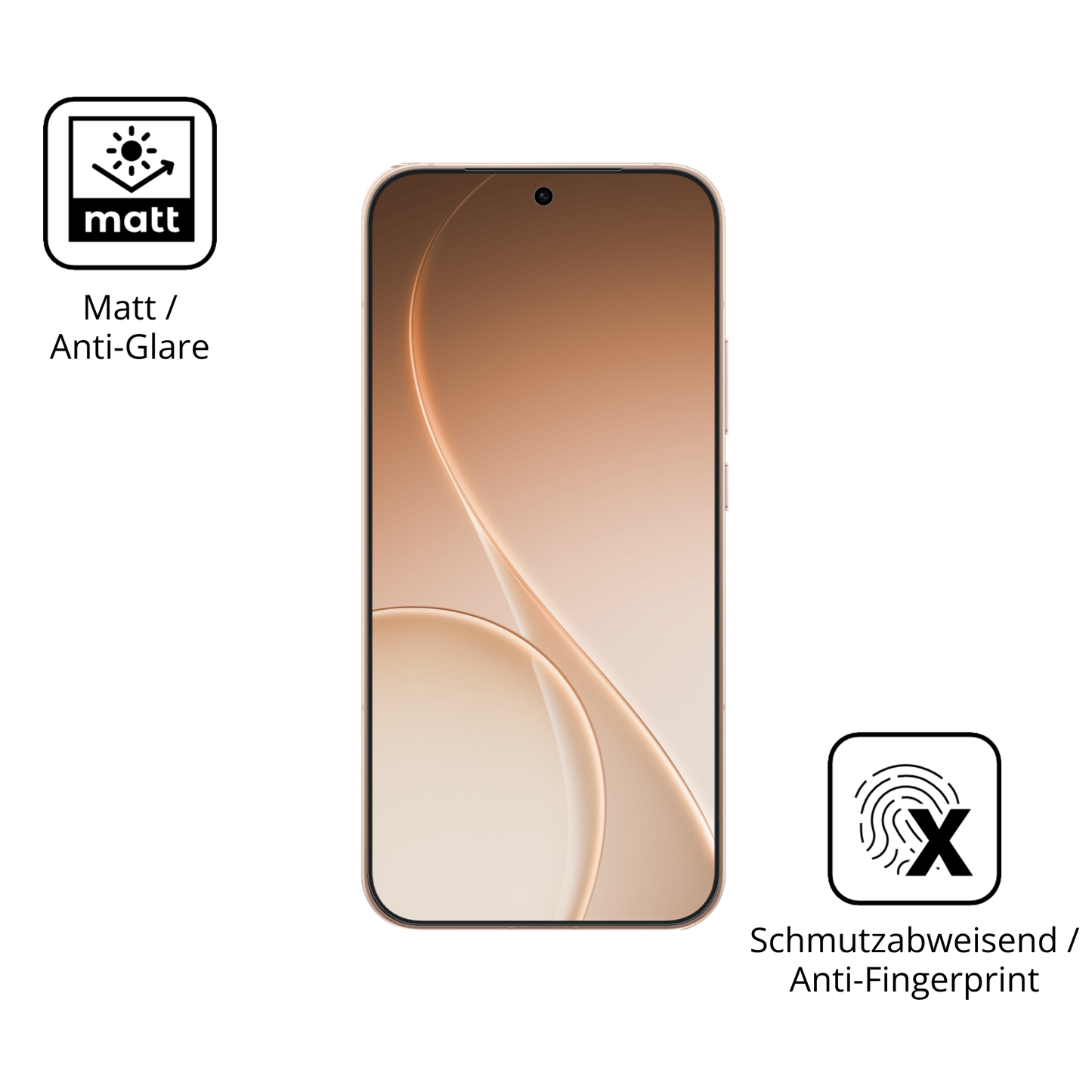 9H Hartbeschichtete, flexible Folie passend zugeschnitten für Oppo Reno15 Pro Mini
