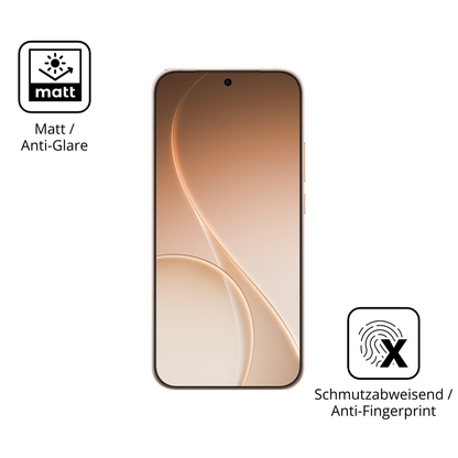 9H Hartbeschichtete, flexible Folie passend zugeschnitten für Oppo Reno15 Pro Mini