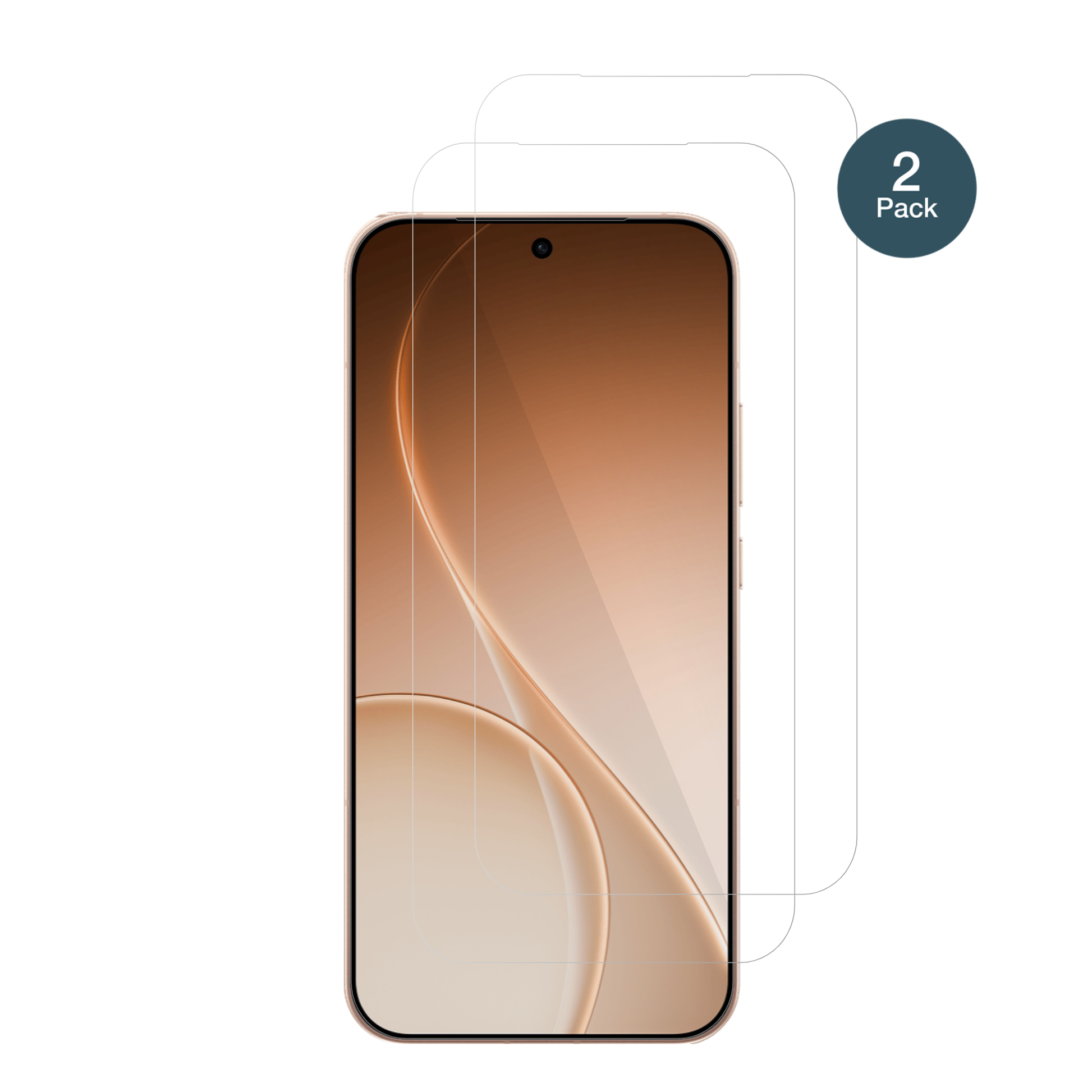 OppoReno15 Pro Mini mit aufgebrachter dipos Flex Schutzfolie, glasklare Darstellung ohne Einschränkungen