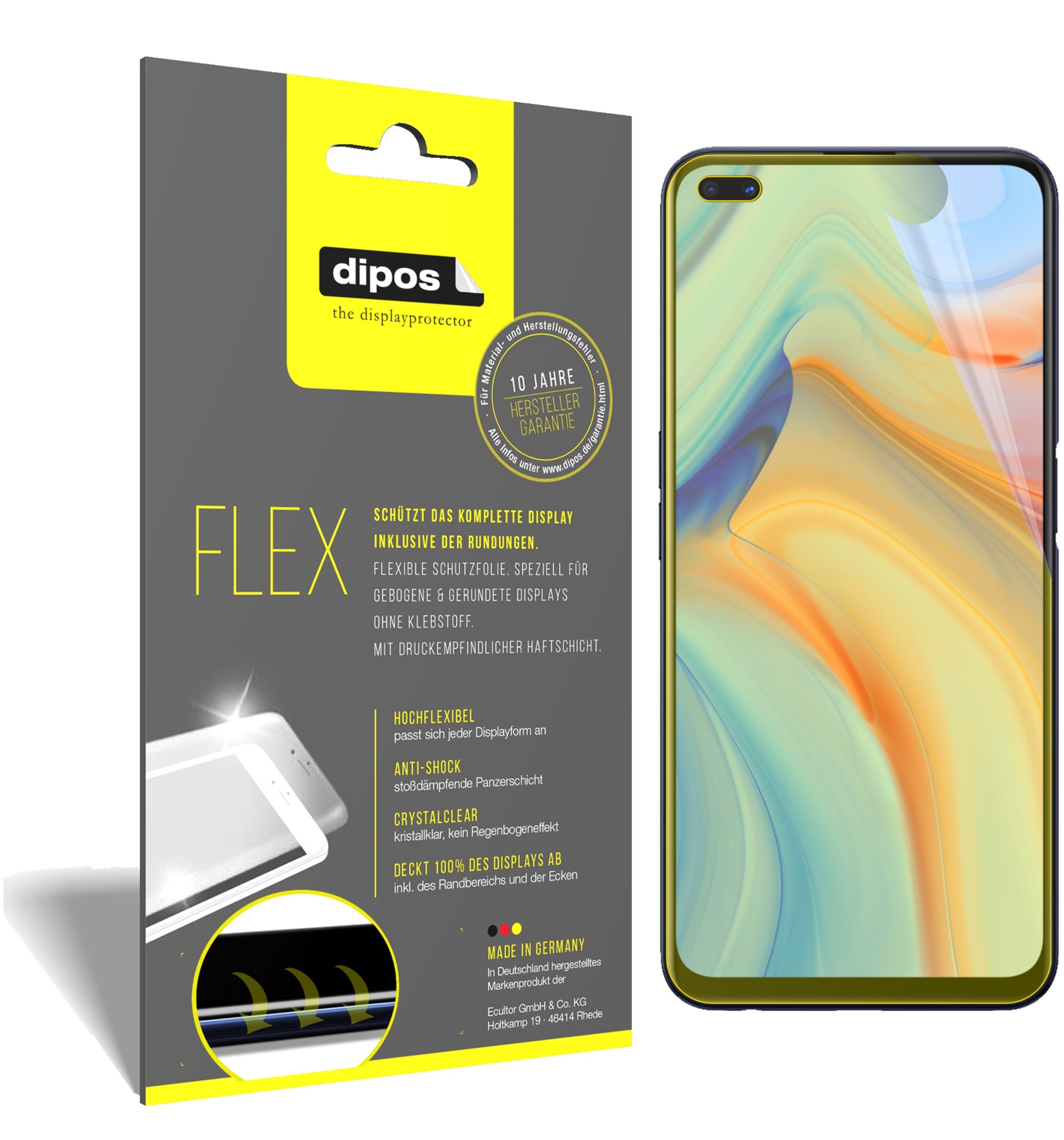 3D Full Cover Displayschutzfolie: Case-freundlicher Schutz mit perfekter Passform für dein Display. 