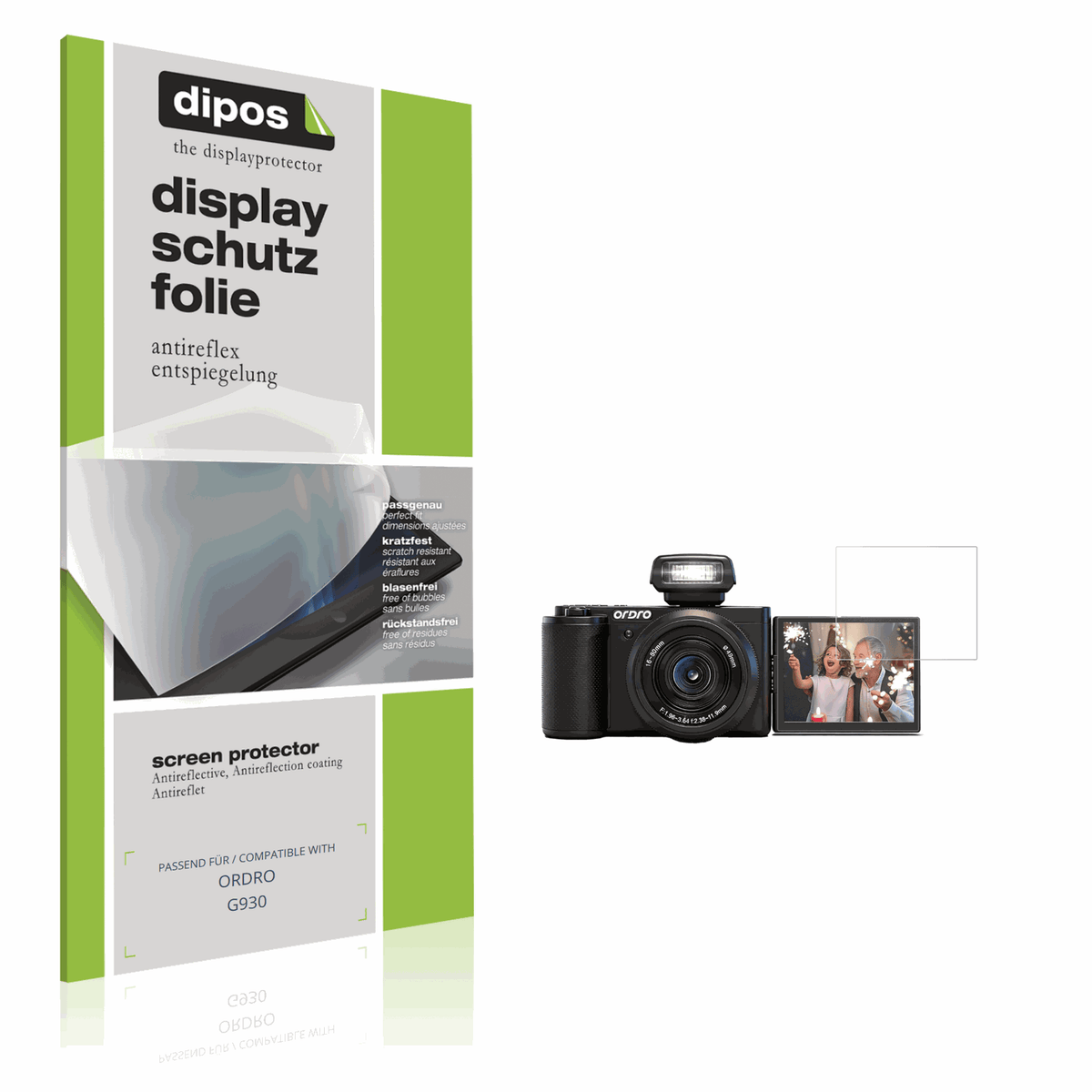 4x Screen Protector for ORDRO G930 Protection Anti Glare dipos