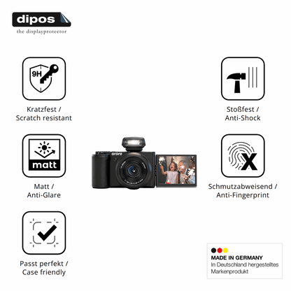 2x Screen Protector for ORDRO G930 matte Flexible Glass 9H dipos