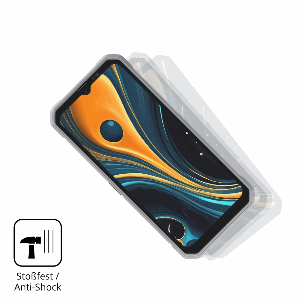 2x Screen Protector for Oscal Marine 3 matte Flexible Glass 9H dipos