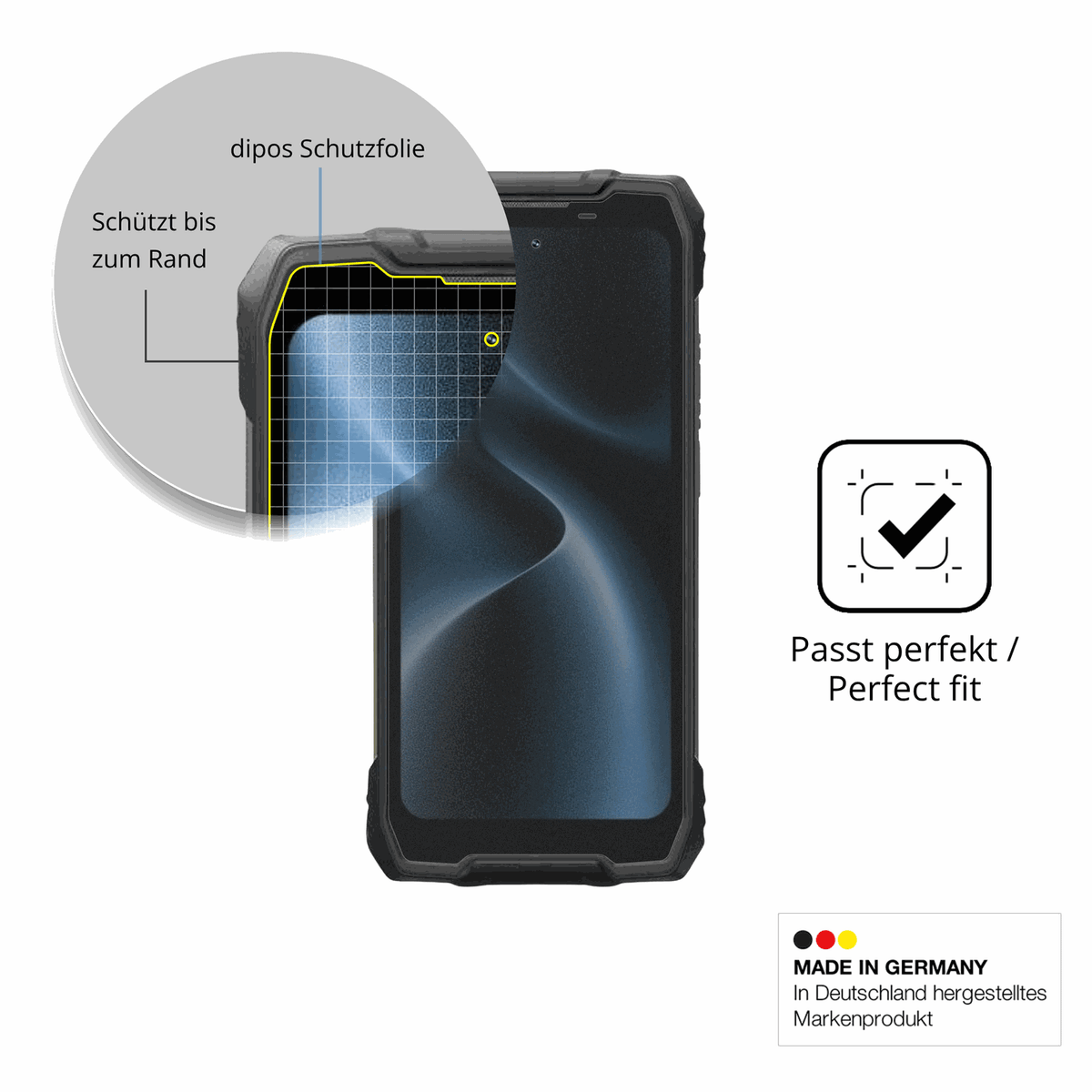 Screen Protector for Oscal Pilot 5 Privacy Filter 4-Way Protection dipos