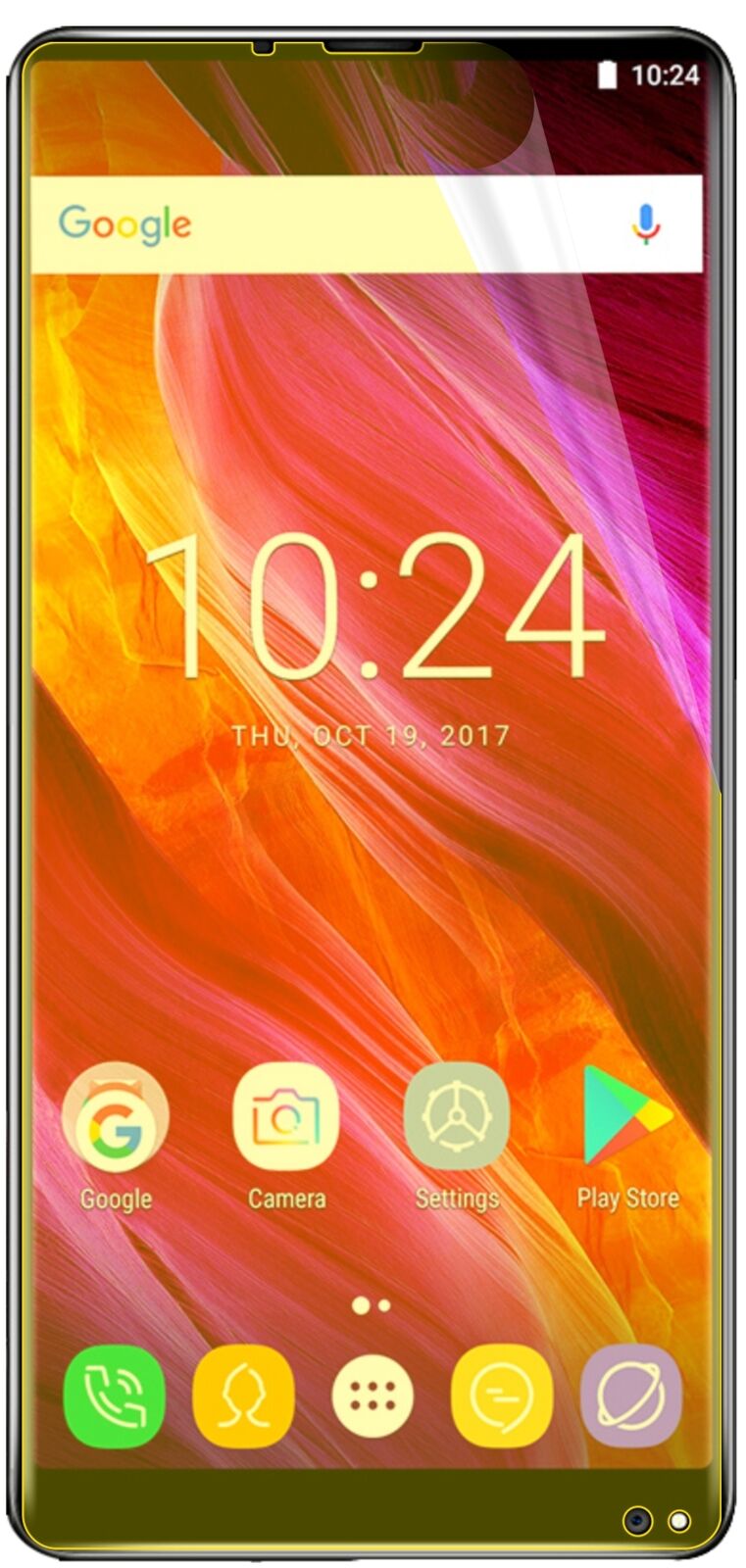 dipos Displayschutz für Oukitel Mix 2, transparente Oberfläche, geringe Dicke und perfekte Passform