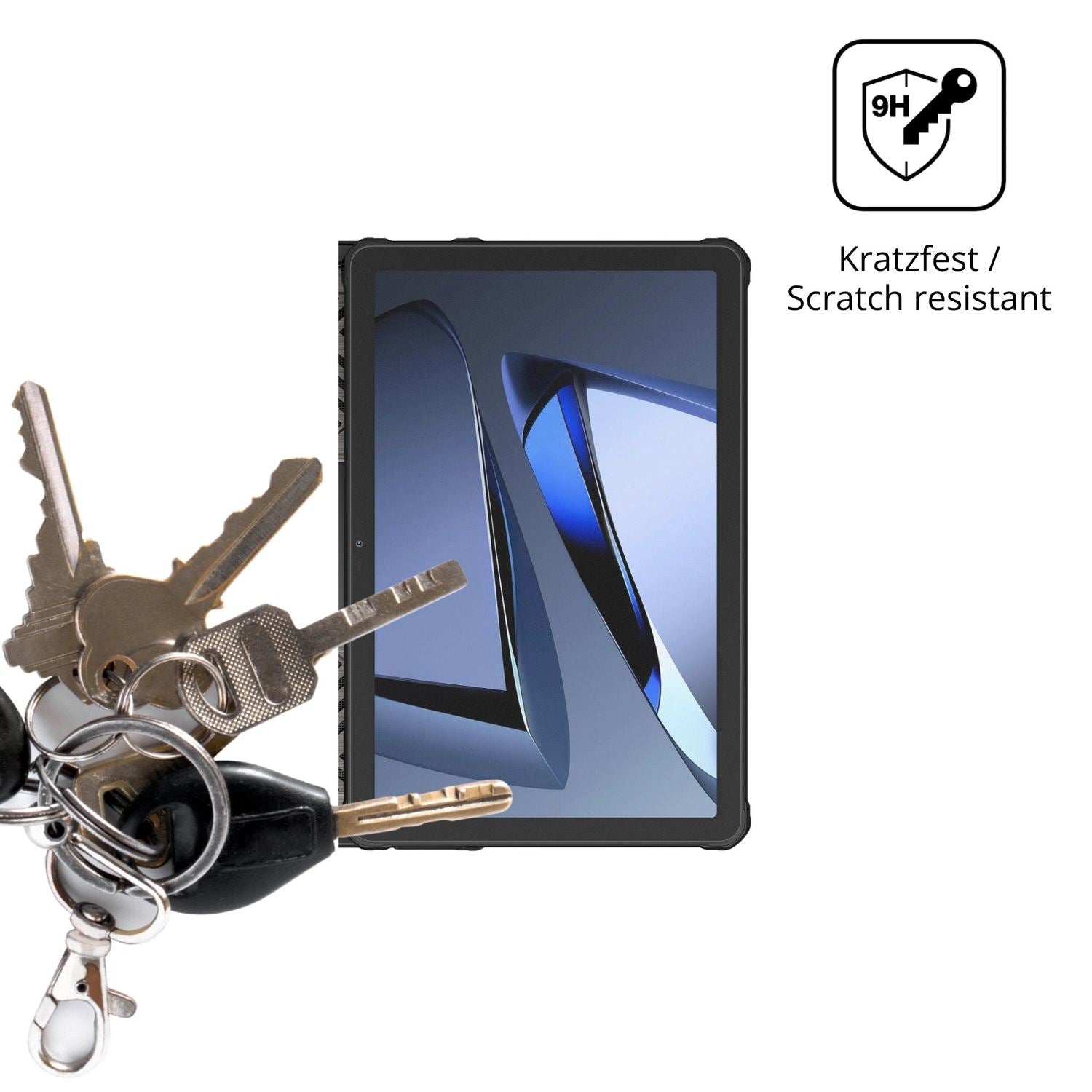 dipos Displayschutz für Oukitel RT10 Industry, mattierte Oberfläche, robuste Festigkeit und perfekte Passform