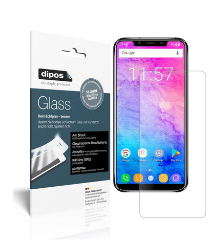 dipos Displayschutz für Oukitel U18, mattierte Oberfläche, robuste Festigkeit und perfekte Passform