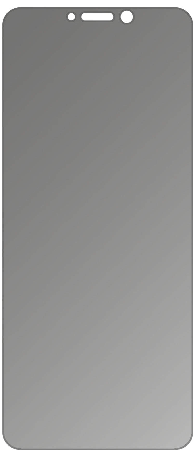 dipos Displayschutz für Oukitel WP5 Pro (2020), mattierte Oberfläche, Blickschutzfilter und perfekter Passform