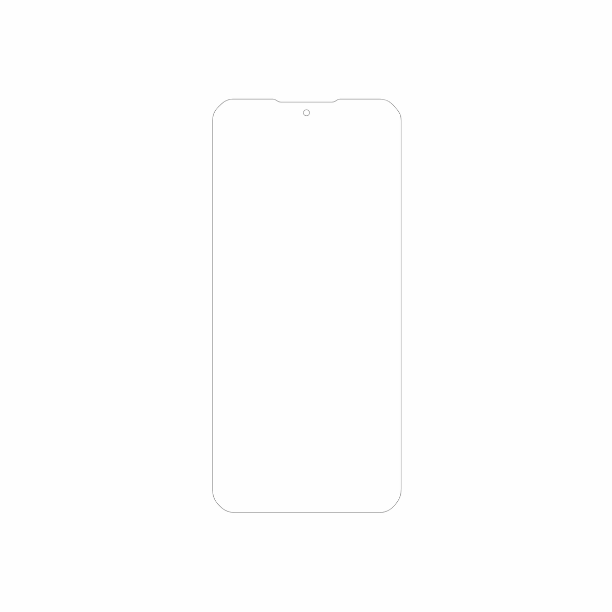 dipos Displayschutz für OUKITEL WP55S, mattierte Oberfläche, geringe Dicke und perfekte Passform