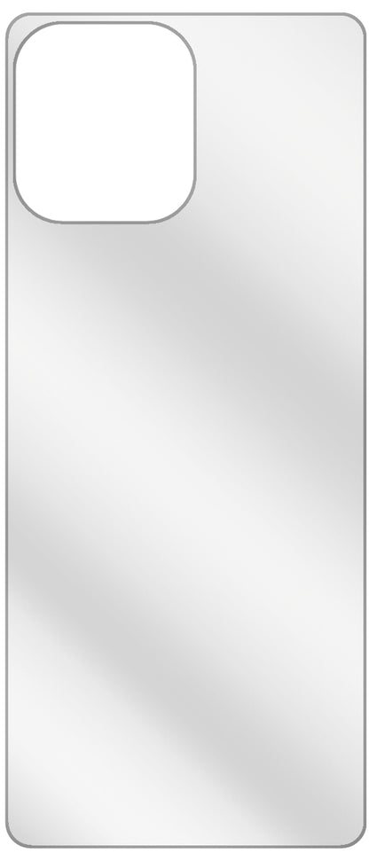 2x Schutzfolie klar für Oukitel C21 Pro Rückseite Display-Schutzfolie