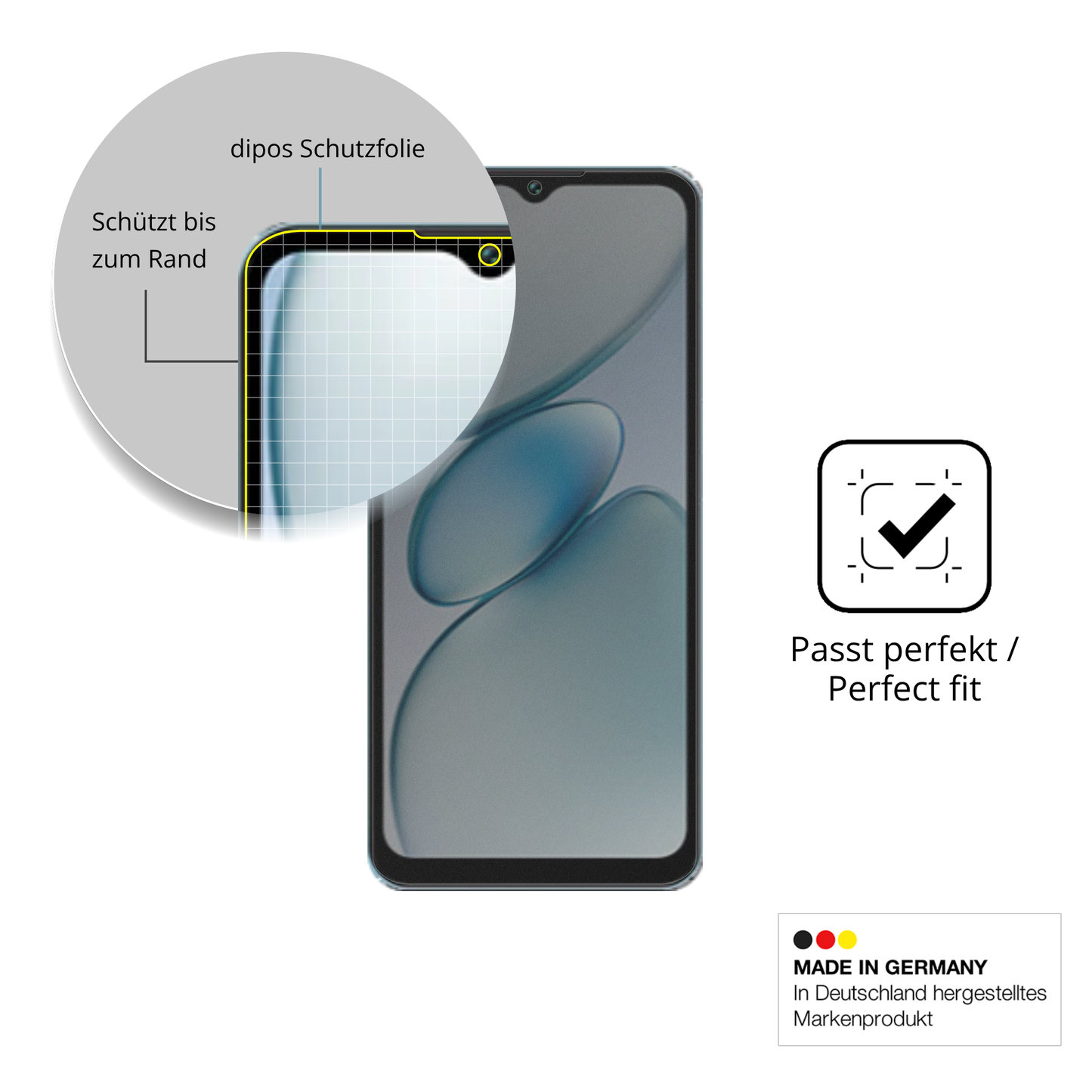 Schutz gegen Kratzer auf dem Oukitel C5 Glas durch Schlüssel oder Ähnliches