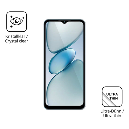 Dünne und klare Folie passend zugeschnitten für Oukitel C5