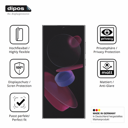Full Cover Privacy Blickschutzfolie für Oukitel C62