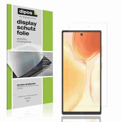 4x Screen Protector for Oukitel C66 Protection Anti Glare dipos