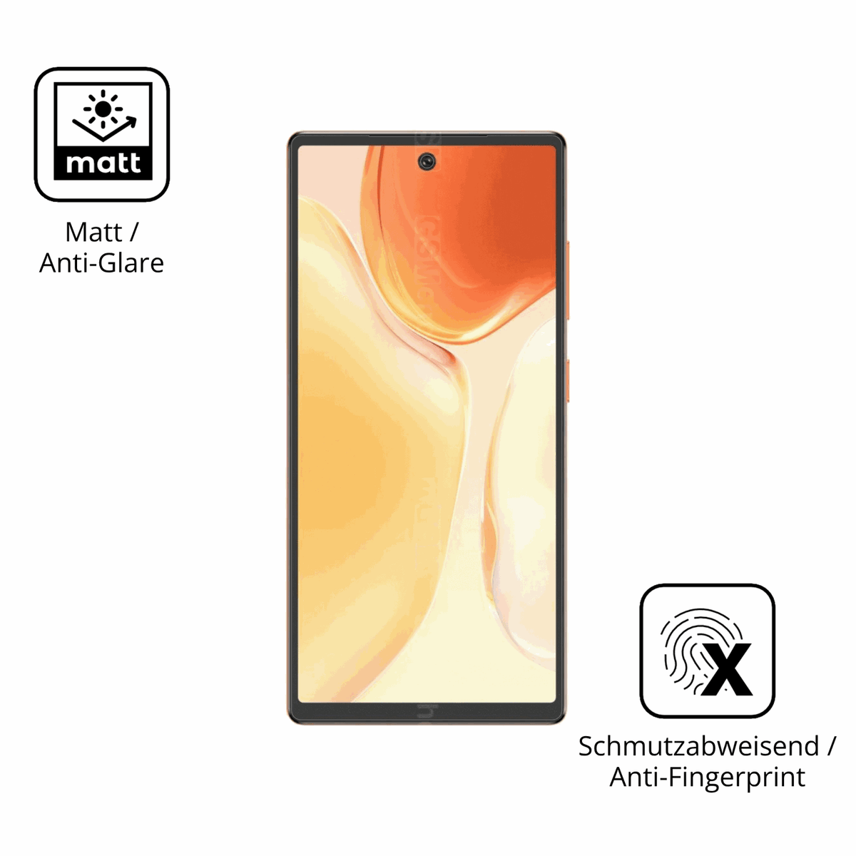 4x Screen Protector for Oukitel C66 Protection Anti Glare dipos