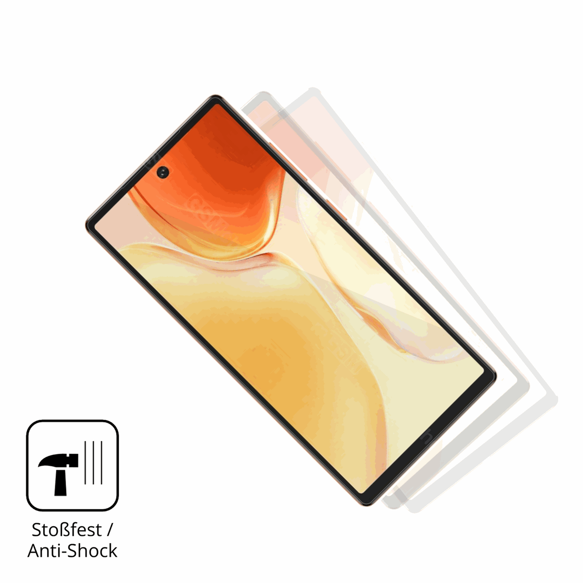 2x Screen Protector for Oukitel C66 Flexible Glass 9H dipos