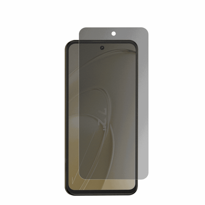 OukitelC68 Plus mit aufgebrachtem dipos Displayschutz, der seitliche Einblicke blockiert