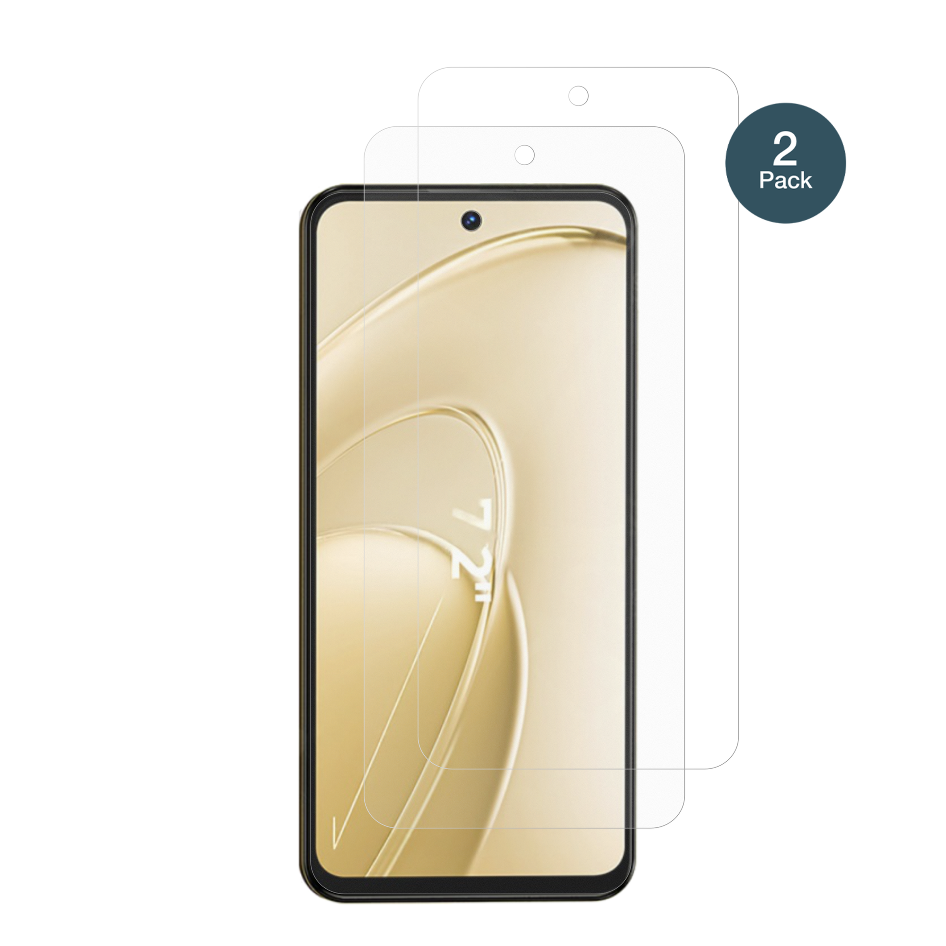 OukitelC68 Plus mit aufgebrachter dipos Panzerfolie, die lästige Fingerabdrücke minimiert