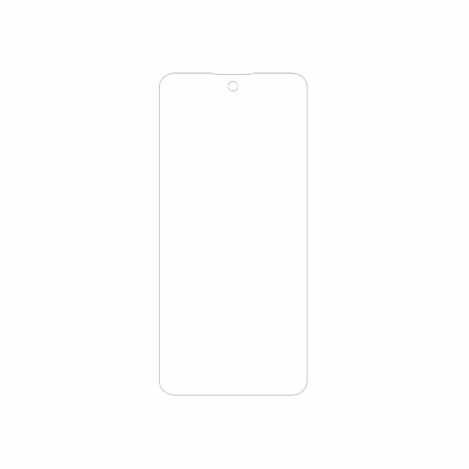 dipos Displayschutz für oukitelc69, mattierte Oberfläche, geringe Dicke und perfekte Passform