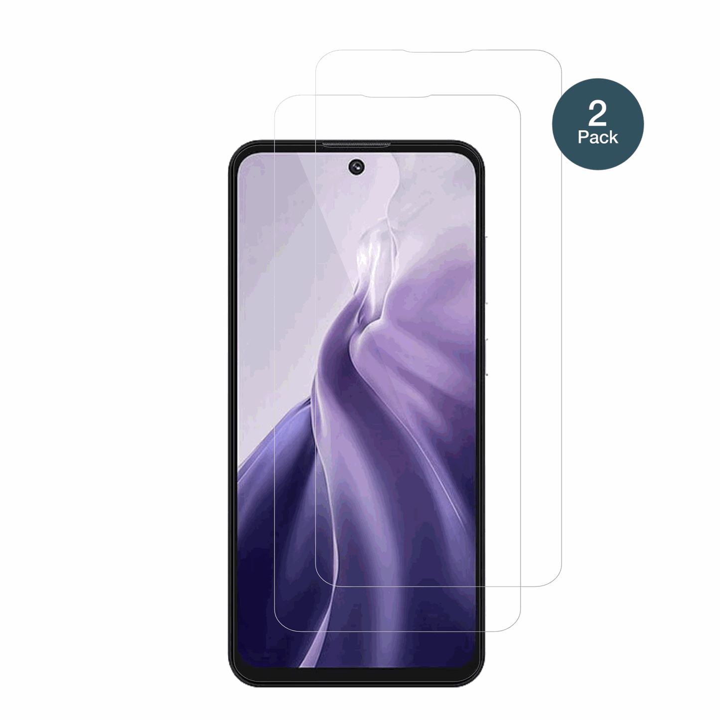 oukitelc69 mit aufgebrachter dipos Flex Schutzfolie, glasklare Darstellung ohne Einschränkungen
