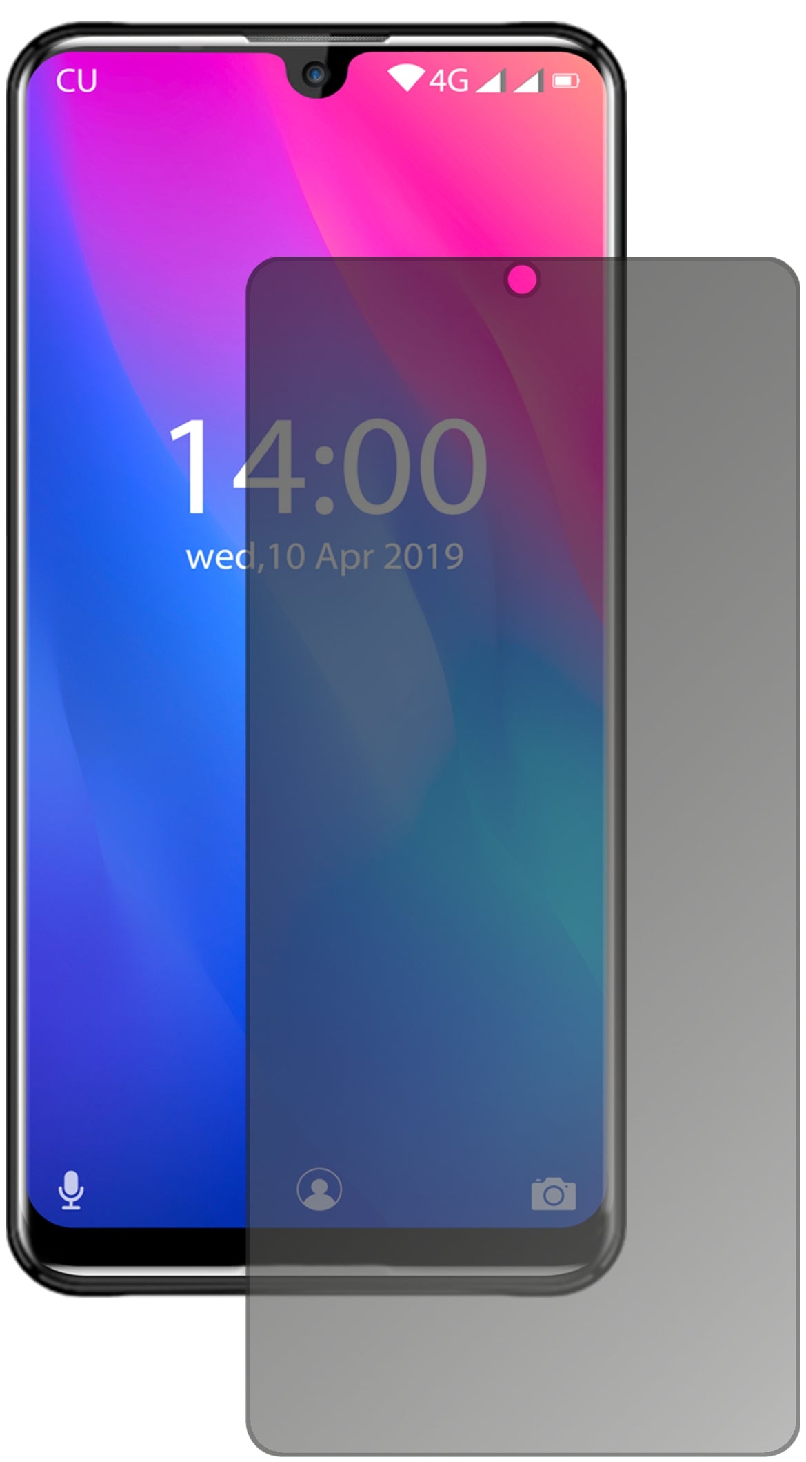 Blickschutzfolie für Oukitel K9 matt Schutzfolie Privacy