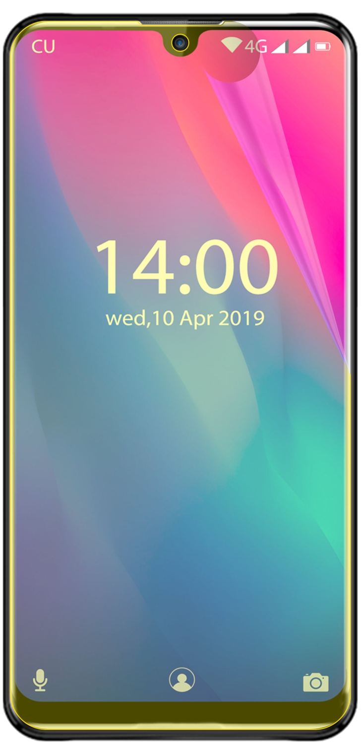 3x Screen Protector for Oukitel K9 Protective Film covers 100% dipos Flex